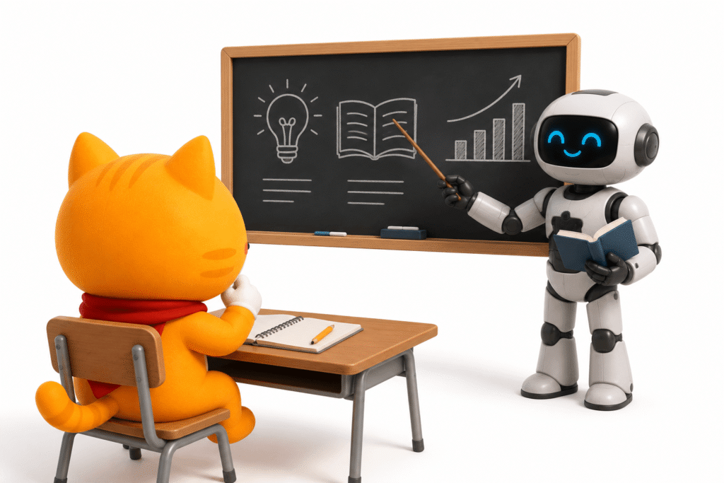 Darwin is studying with Google Learn Your Way